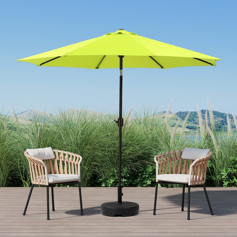Holme 9-foot Steel Market Patio Umbrella with Tilt-and-Crank