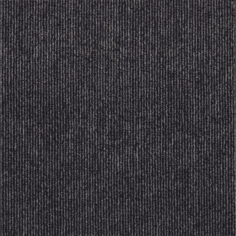 Foss Floors Picket 24"x24" Peel and Stick Indoor/Outdoor Carpet Tiles 10/Box - Grey - 24" x 24"