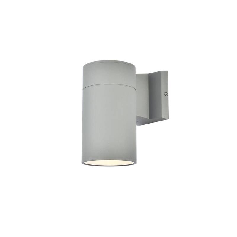 Bellevue EGWS99754 Merissa 8" Tall Outdoor Wall Sconce - Cylindrical - Silver