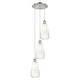 preview thumbnail 47 of 48, Innovations Lighting Endless Possibilities Ballston - Brookhaven Almond - 3 Light 13" Cord Hung Multi Pendant Polished Nickel/Opal