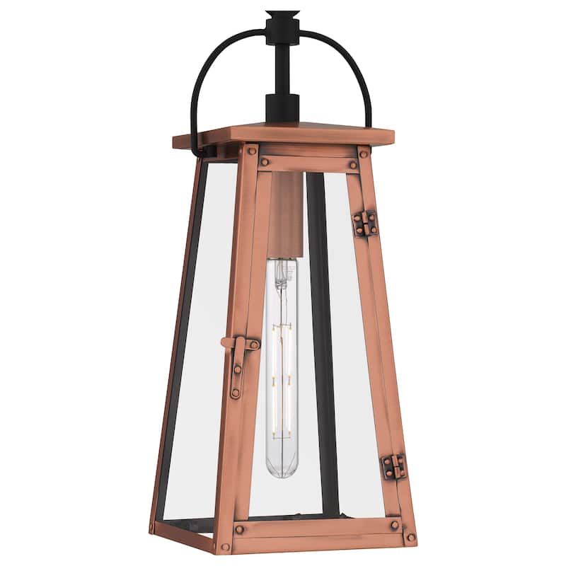 Carolina 1-Light Aged Copper Mini Pendant Light