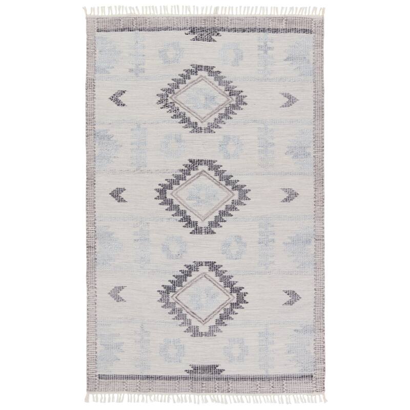 Tazia Handwoven Indoor/Outdoor Tribal Area Rug - 5'X8'