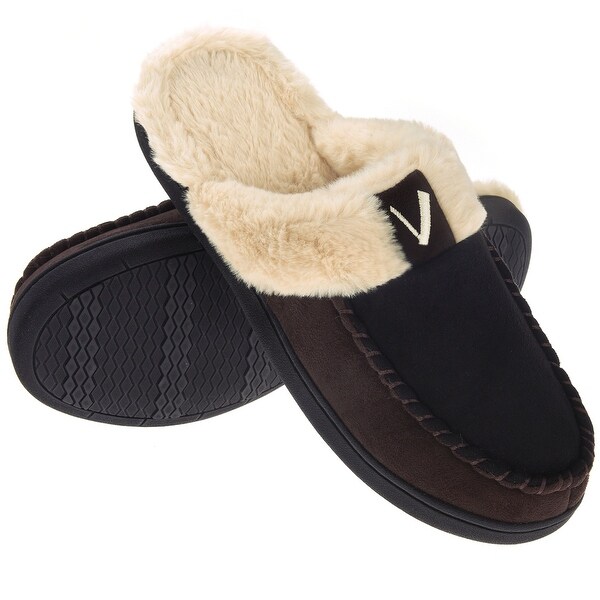 slip on moccasin slippers