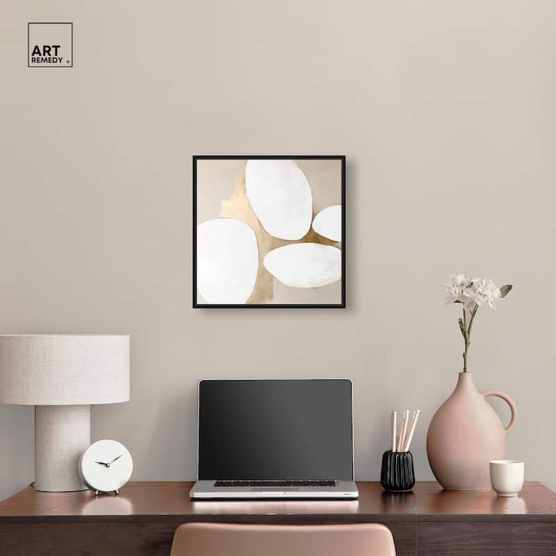 Stacked Stones III Canvas by Art Remedy