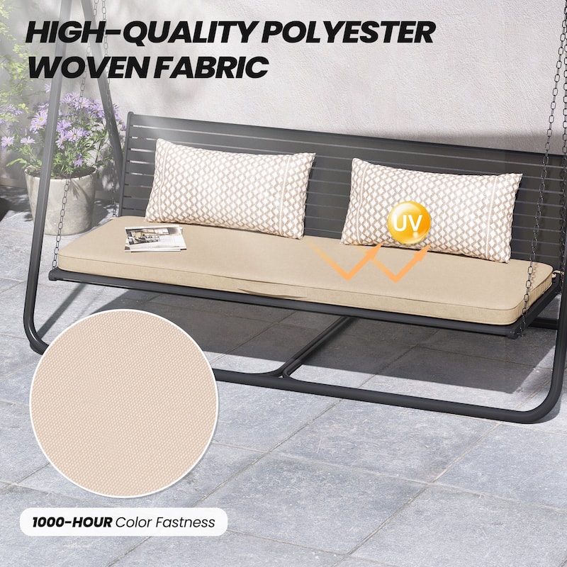 Outdoor Settee Bench Seat Cushion Patio Swing Cushion Loveseat Cushion