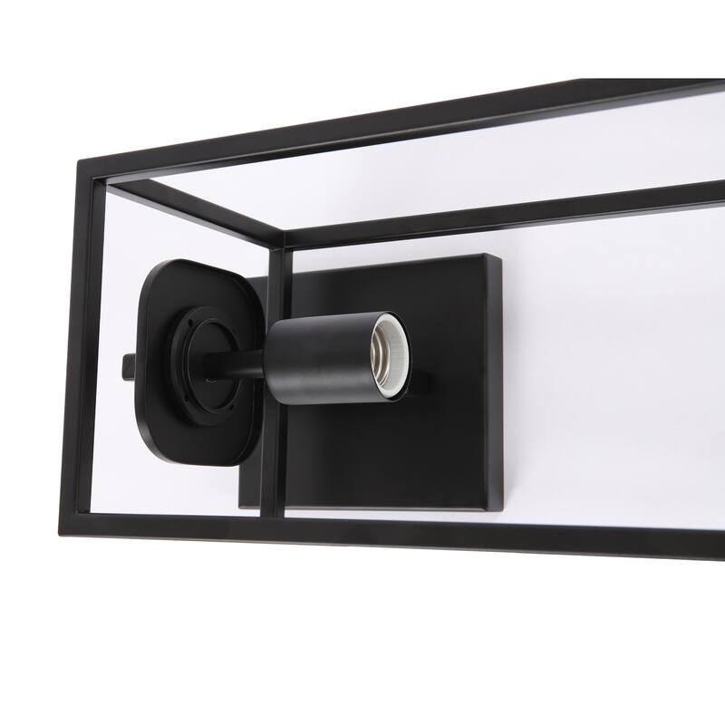 Outdoor Wall Sconce with Clear Glass Shade