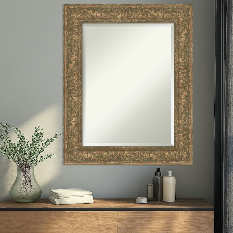 Luxe Beveled Framed Wall Mirror