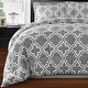preview thumbnail 10 of 18, Superior All Season Down Alternative Trellis Comforter Set
