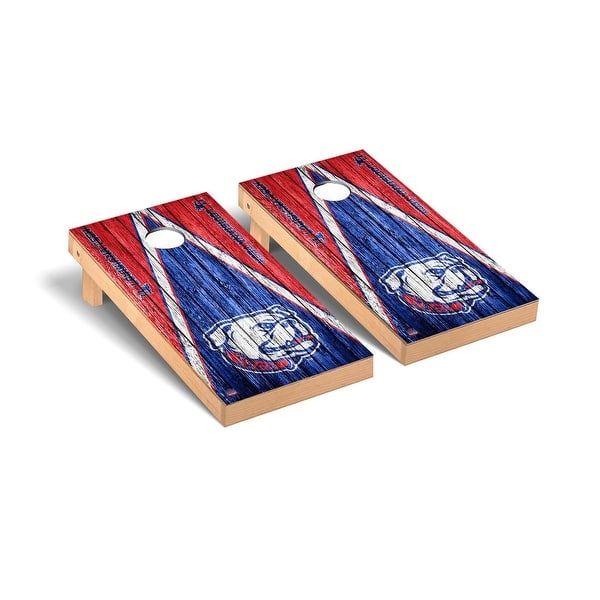 slide 2 of 5, Louisiana Tech Bulldogs Triangle Cornhole Board Set
