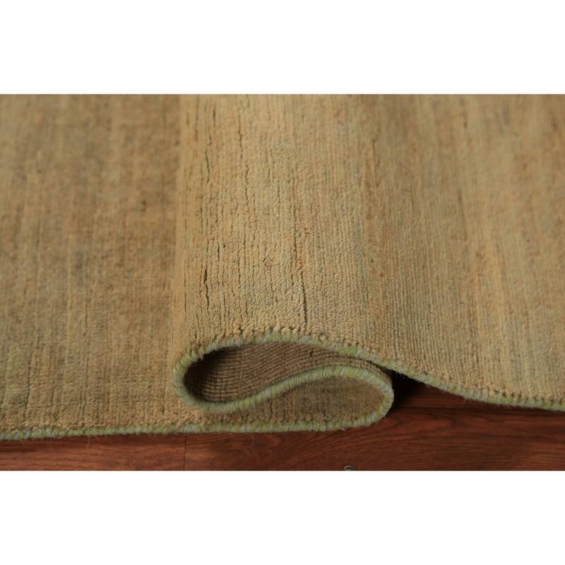 Striped Gabbeh Modern Rug Hand-Knotted Wool Carpet - 2'8" x 4'0"