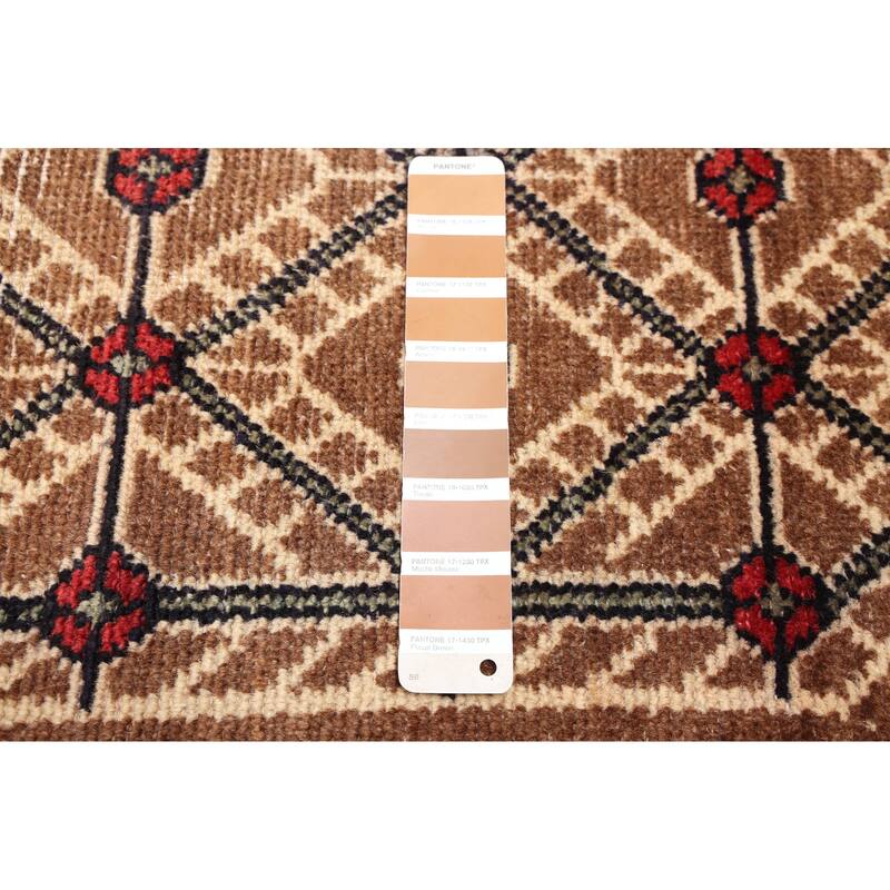 ECARPETGALLERY Hand-knotted Andelz Brown Wool Rug - 3'6 x 5'11