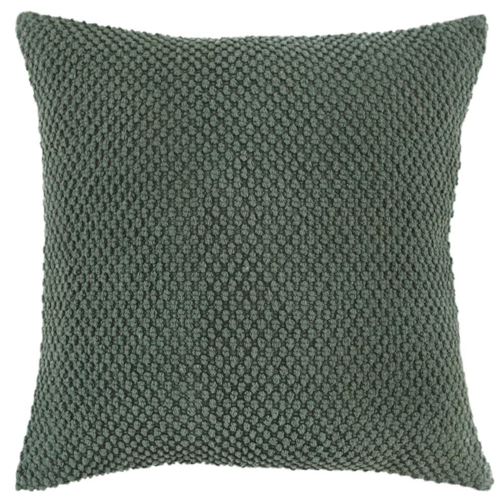 Rizzy Home Transitional Solid Light Texture Throw Pillow, 20-inch