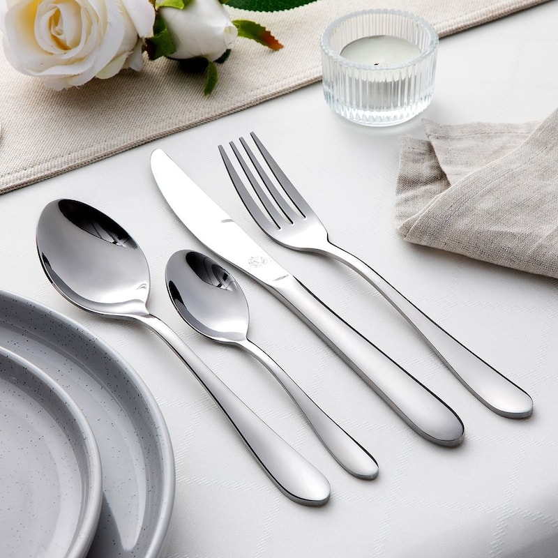 vancasso 18/10 Stainless Steel Silverware Set, Flatware Service for 6 or 12