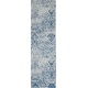 preview thumbnail 47 of 53, Nourison Damask Distressed Contemporary Area Rug 2'3" x 7'6" - Blue - Runner