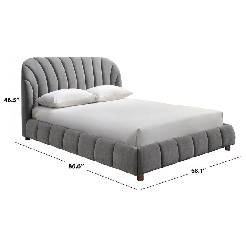SAFAVIEH Couture Tillie Channel Tufted Bed
