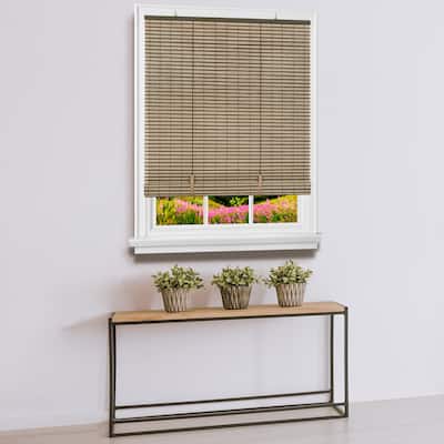 Porch & Den Longbow Vinyl Cordless Roll-up Veranda Blind
