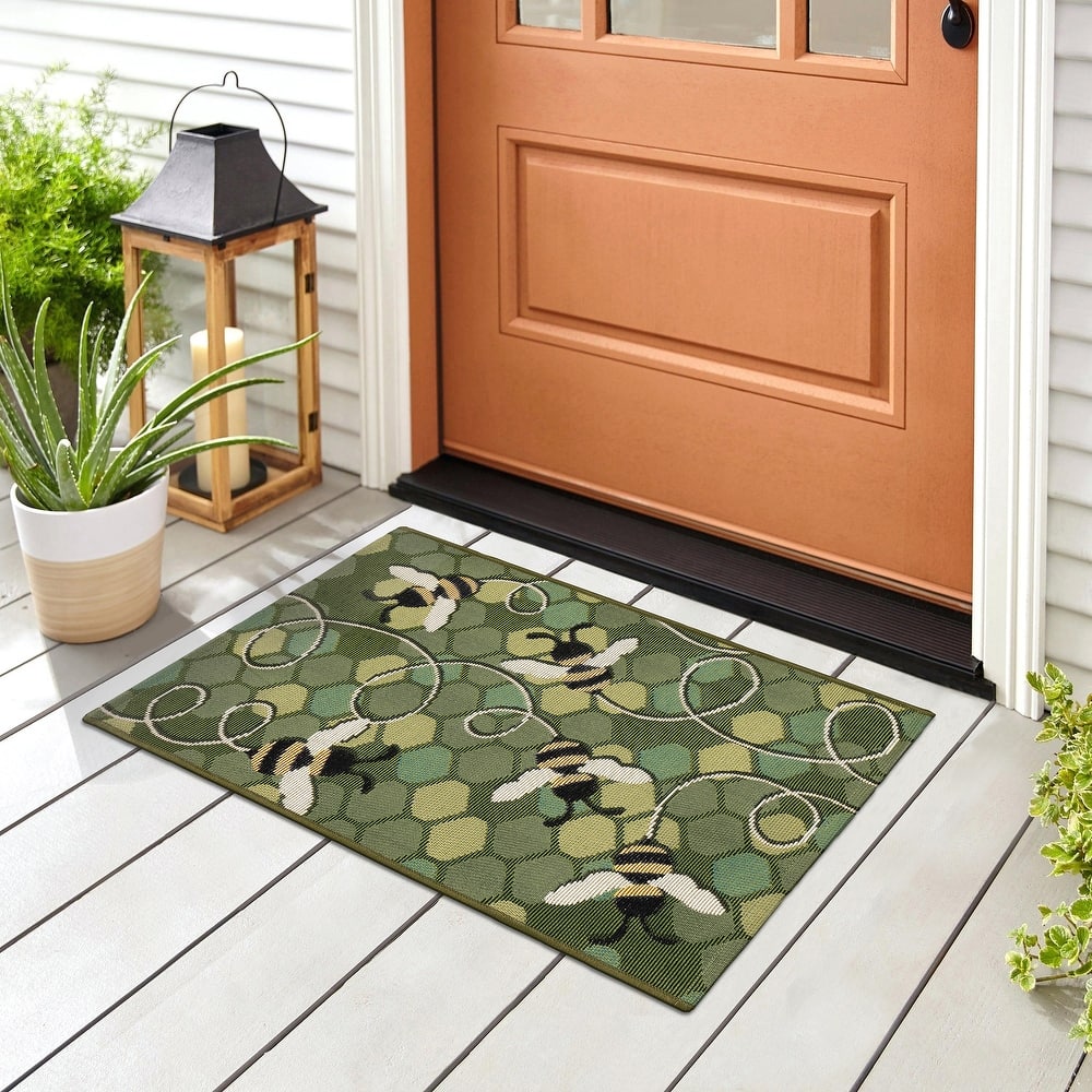 Liora Manne Esencia Bee Free Indoor/Outdoor Mat