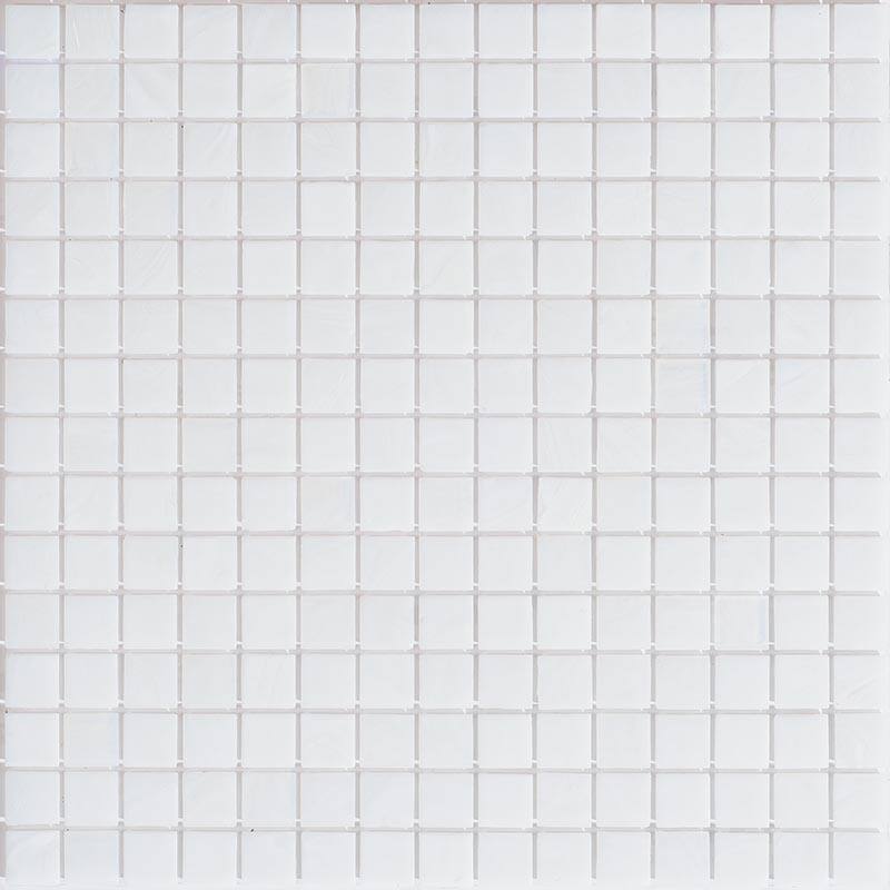 Apollo tile 12" x 12" Celestial Glossy White Dove Glass Tile (20 sq ft/case) - 20 Pack