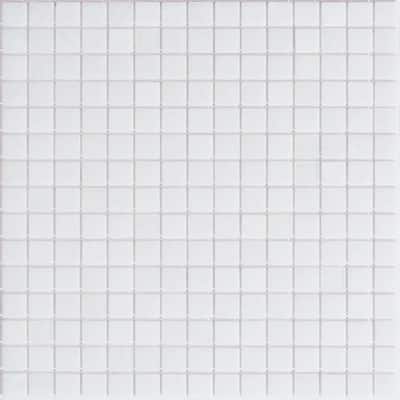 Apollo tile 12" x 12" Celestial Glossy White Dove Glass Tile (20 sq ft/case) - 20 Pack