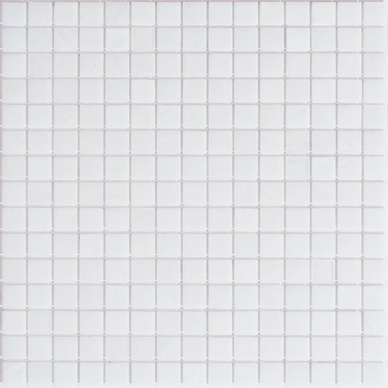 Apollo tile 12" x 12" Celestial Glossy White Dove Glass Tile (20 sq ft/case) - 20 Pack