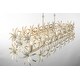 preview thumbnail 6 of 8, Minka Lavery 2147 Flower Child 6 Light 36" Wide Linear Chandelier