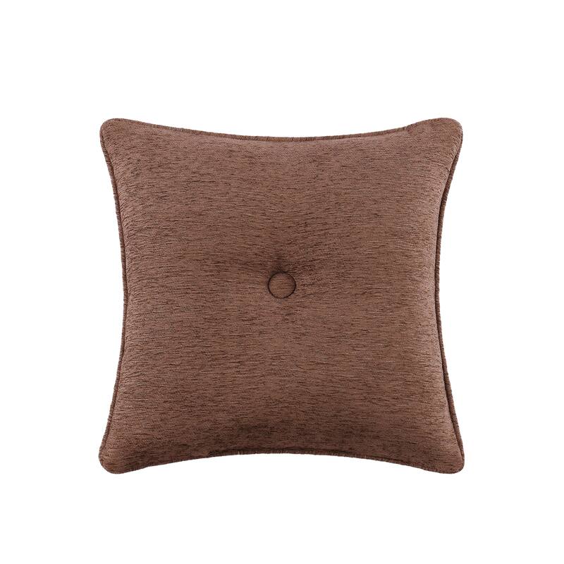 J. Queen New York Weston - Terracotta 18" Square Decorative Throw Pillow