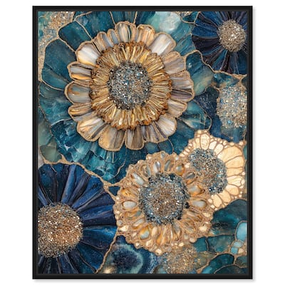 Opulent Geode I Canvas by Art Remedy