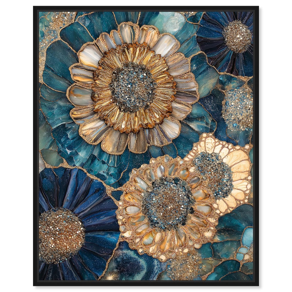 Opulent Geode I Canvas by Art Remedy