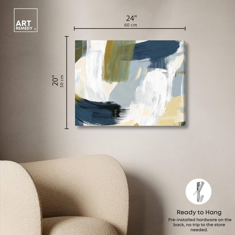 Moss Layers II Canvas by Art Remedy, Gallery Wrapped