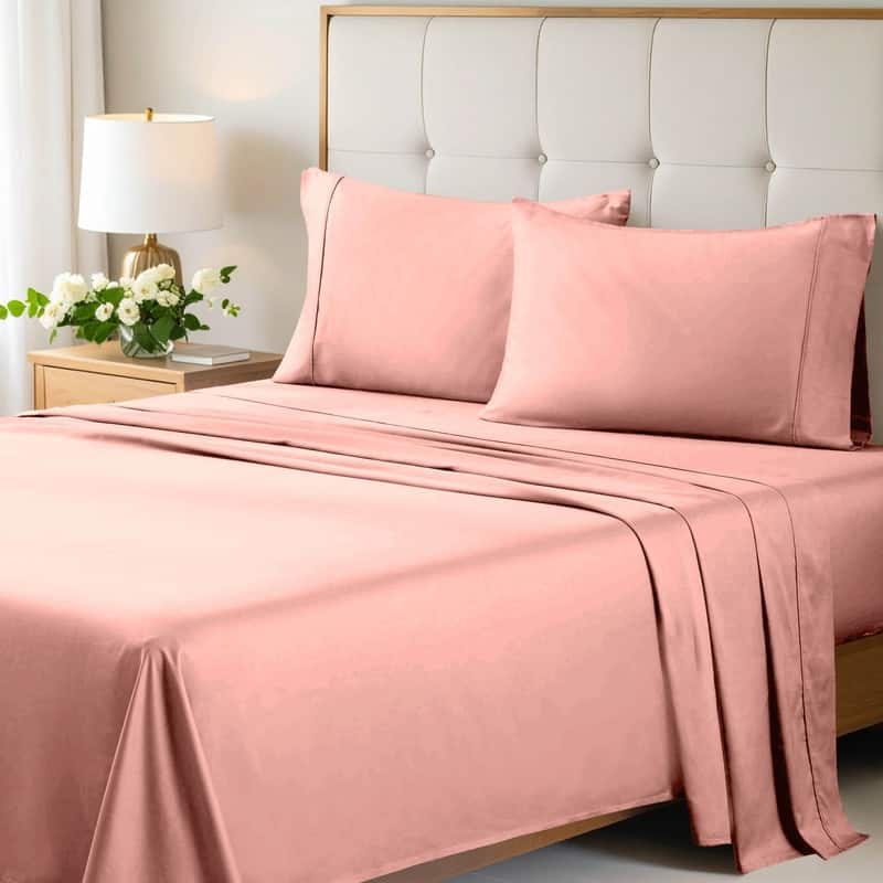 Superior Egyptian Cotton 700 Thread Count Eco-Friendly Solid Sheet Set