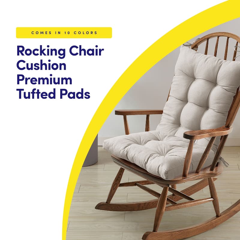 Sweet Home Collection Rocking Chair Cushion Set