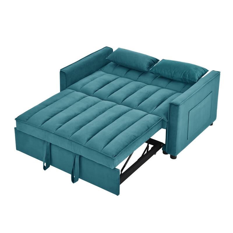 3-in-1 Convertible Pull Out Sleeper Chair Sofa Bed