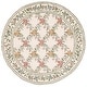 preview thumbnail 56 of 57, SAFAVIEH Handmade Chelsea Karley Trellis French Country Wool Rug 5'6" Round - Ivory - Round
