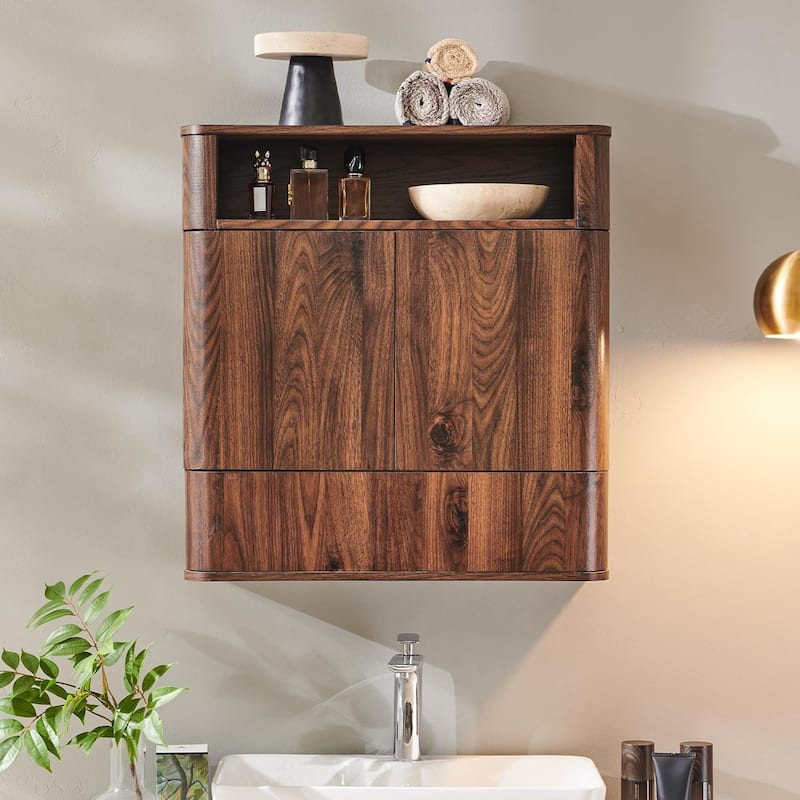 Modern Wall Cabinet, Storage Cabinet for Bathroom, Medicine Cabinet