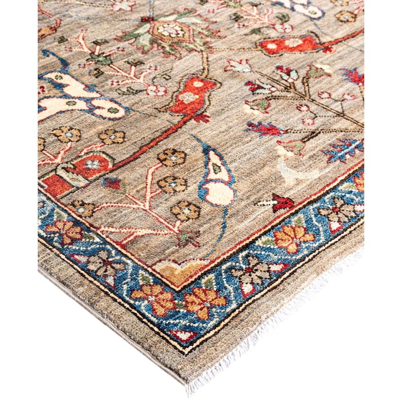 Serapi One-of-a-Kind Hand-Knotted Area Rug - Brown - 8' 3" x 9' 9"
