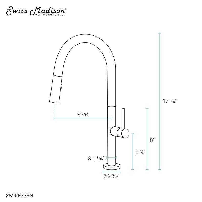 Chalet Single Handle, Pull-Down Kitchen Faucet