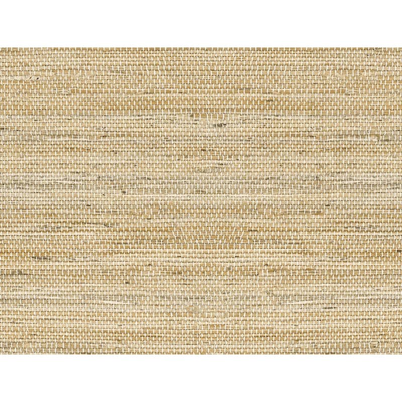 Lillian August Luxe Haven Luxe Weave Peel and Stick Wallpaper - 27 in. W x 18 ft. L - Chamomile