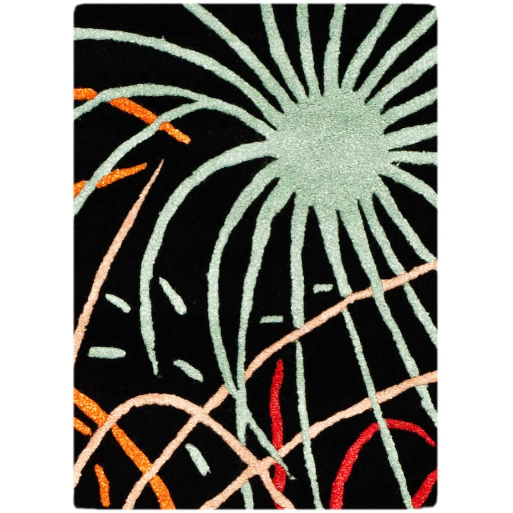 SAFAVIEH Handmade Soho Rine Fireworks N.Z. Wool Rug