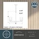 preview thumbnail 6 of 9, Vaxcel Lighting H0313 Park Ridge 5 Light 21" Wide Chandelier