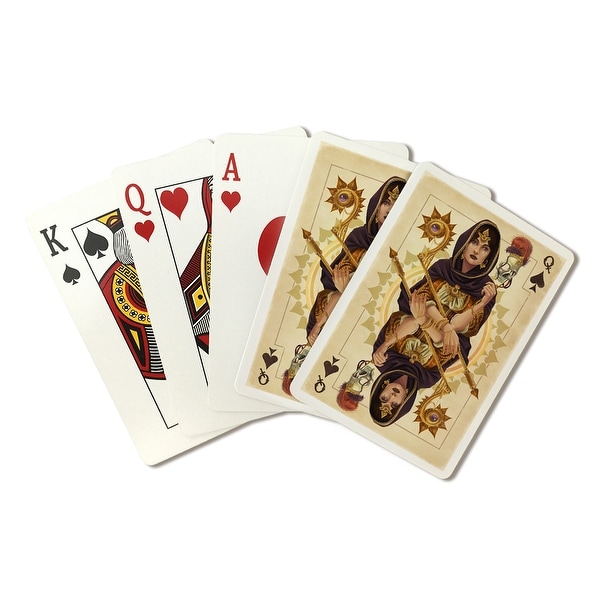 Queen of Spades - Playing Card - LP Artwork (Poker Playing Cards Deck)