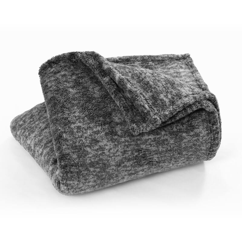 Martex Easy Living Rune Throw - 50"W x 60"L - Gray