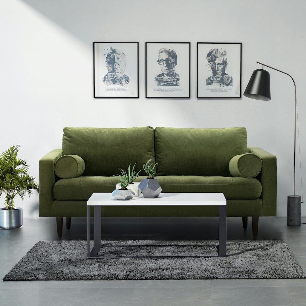 Poly & Bark Napa 72" Velvet Fabric Sofa