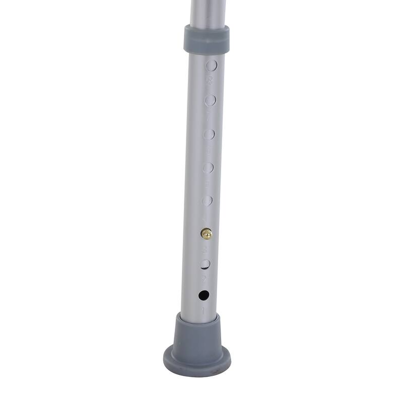 Homcom 6-Level Adjustable Curved Bath Stool Spa Shower Chair Non-Slip Design for the Elderly, Injured, & Pregnant Women
