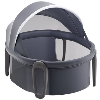 Portable Baby Bassinet On-The-Go Folding Baby Dome with Canopy and Toys - 26.2" x 24.6" x 22.4"