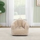 preview thumbnail 4 of 17, Serta Kids Plush Barrel Chair Beige