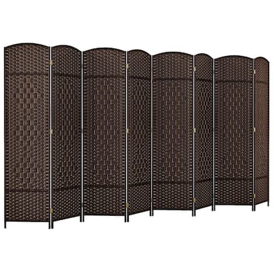 Costway 8-Panel Room Divider 6 FT Tall Folding Privacy Screen with - See Details