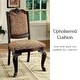 preview thumbnail 5 of 10, Furniture of America Kova Traditional Cherry Fabric Formal Dining Chairs (Set of 2)