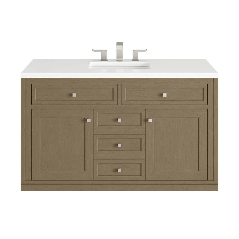 Chicago 48" Single Vanity, Walnut Whisper