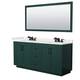 Option Green, Black Trim, White Quartz Top