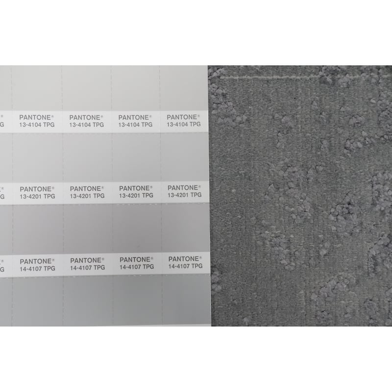 Machine Made Oriental Polyester Carpet Traditional Medallion Greys & Charcoal Tabriz Area Rug - 8' 0'' X 4' 9''